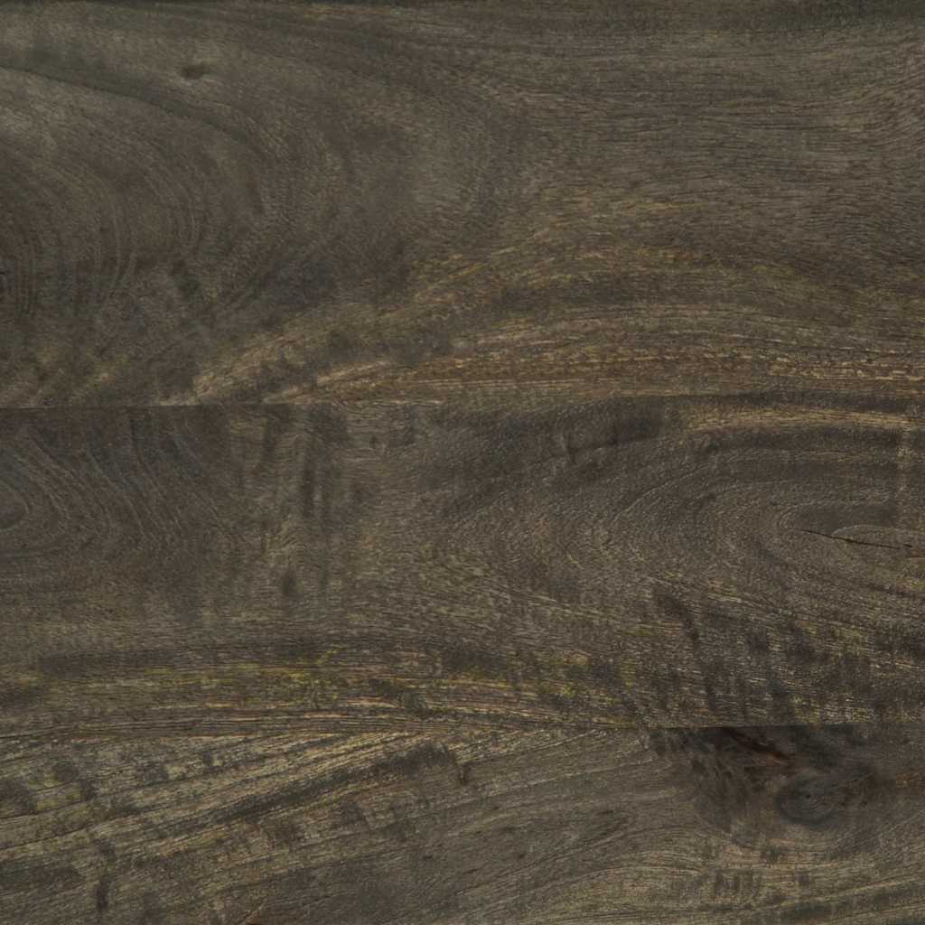 Mesa de cabeceira 50x33x60 cm madeira de mangueira maciça preto