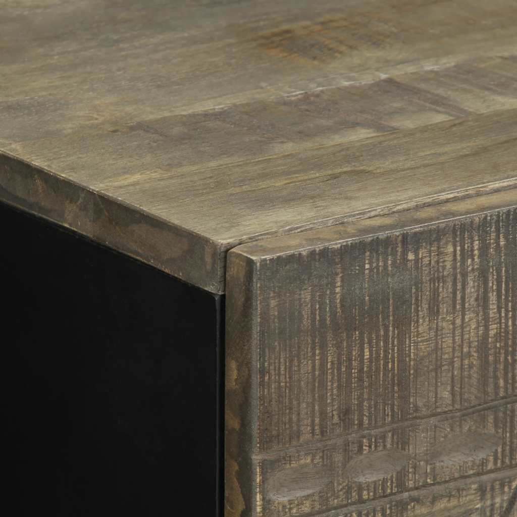 Light grey bedside table 50x33x60 cm