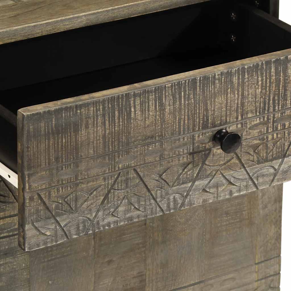 Light grey bedside table 50x33x60 cm