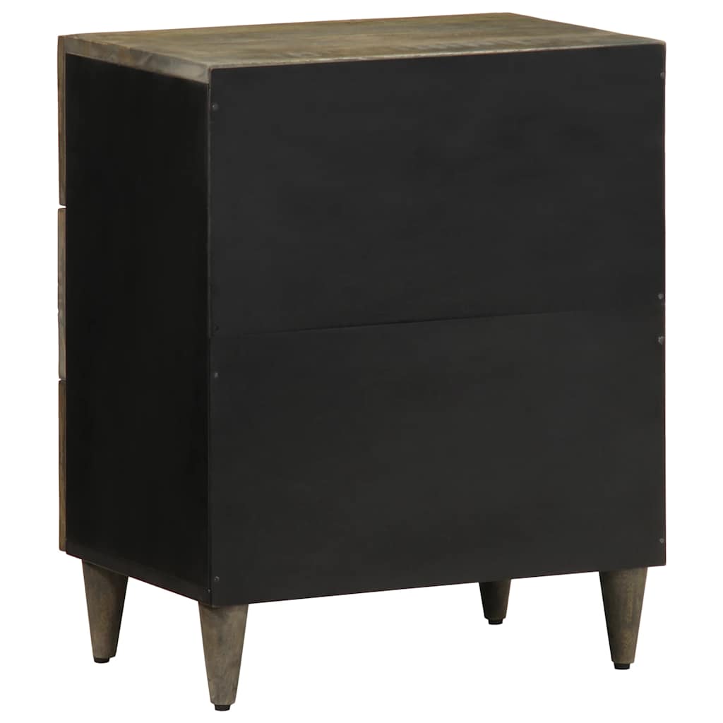 Light grey bedside table 50x33x60 cm