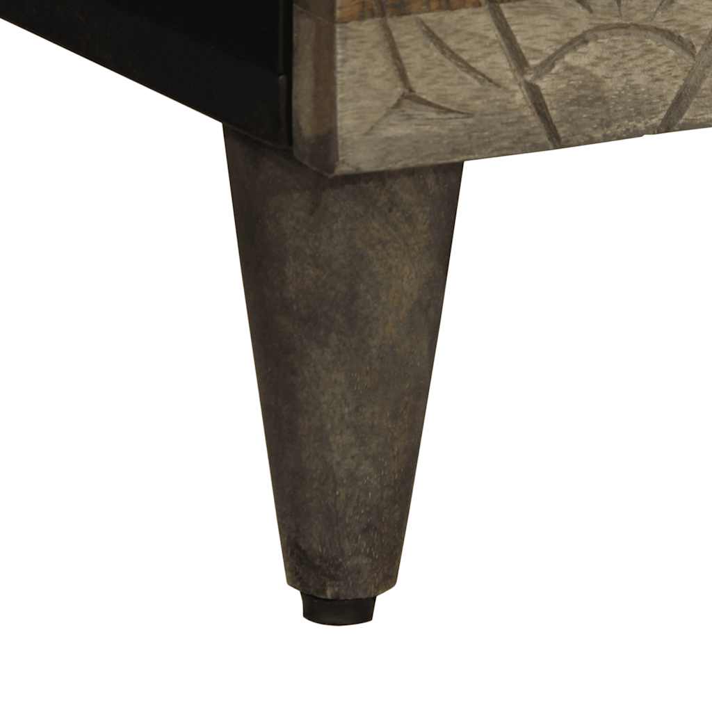 Light grey bedside table 50x33x60 cm