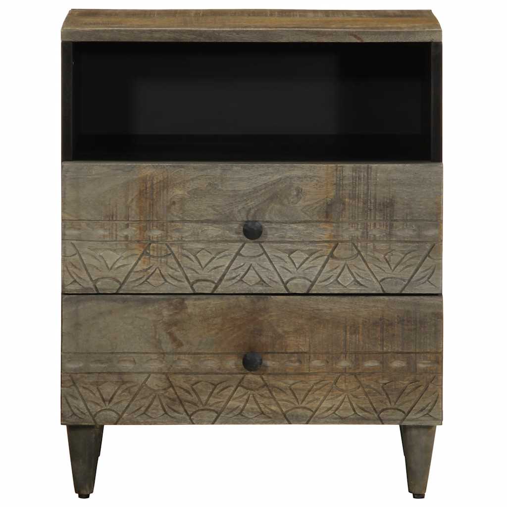 Light grey bedside table 50x33x60 cm