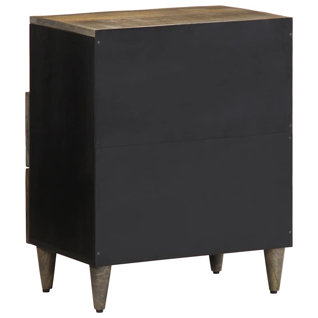 Light grey bedside table 50x33x60 cm