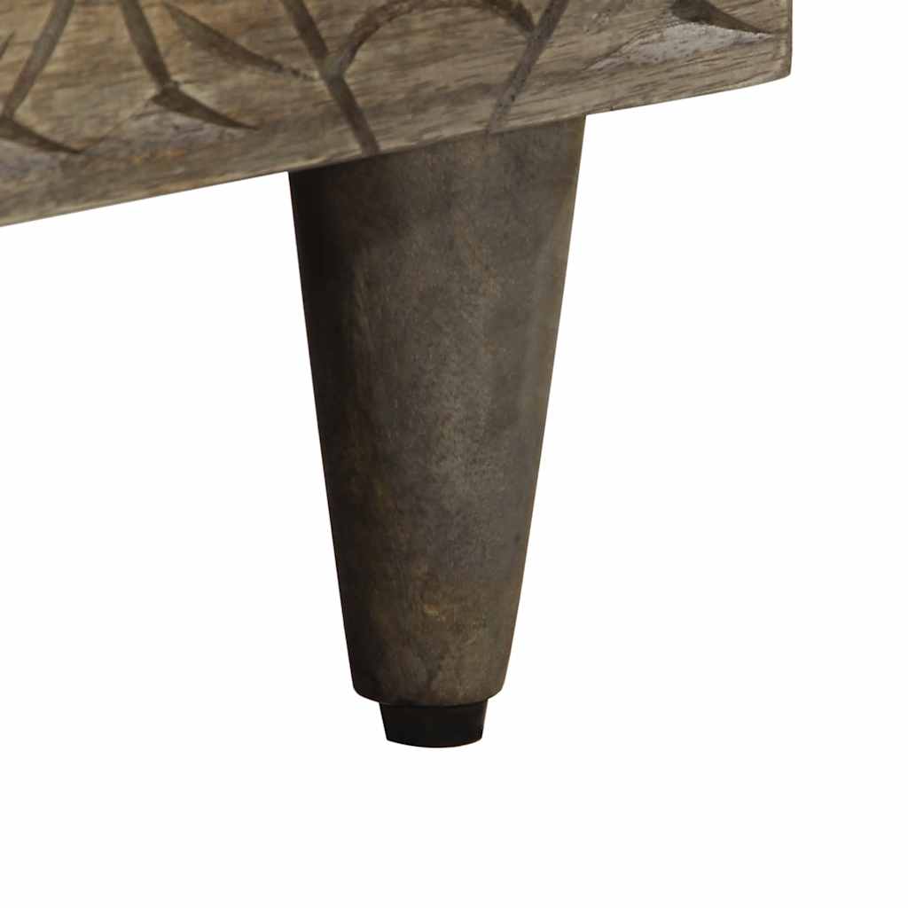 Light grey bedside table 50x33x60 cm