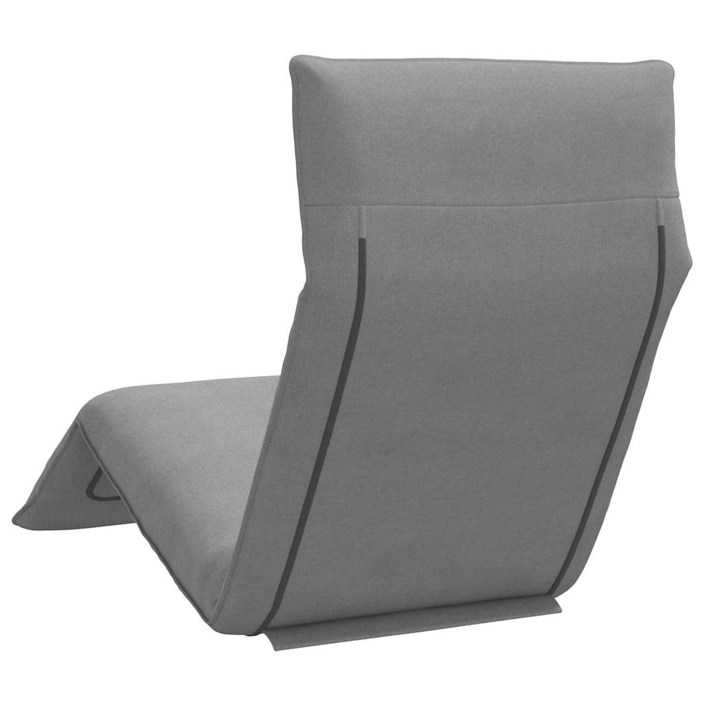 Espreguiçadeira dobrável 175x54x8,5 cm tecido Oxford cinzento
