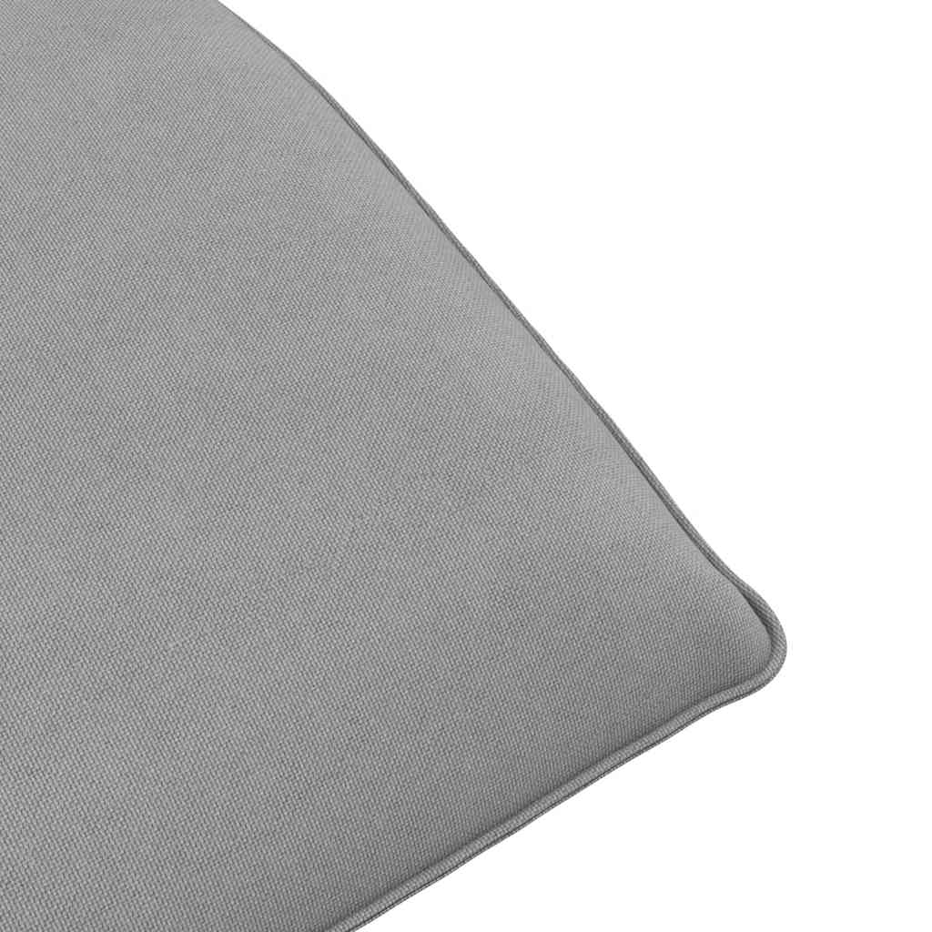 Espreguiçadeira dobrável 175x54x8,5 cm tecido Oxford cinzento