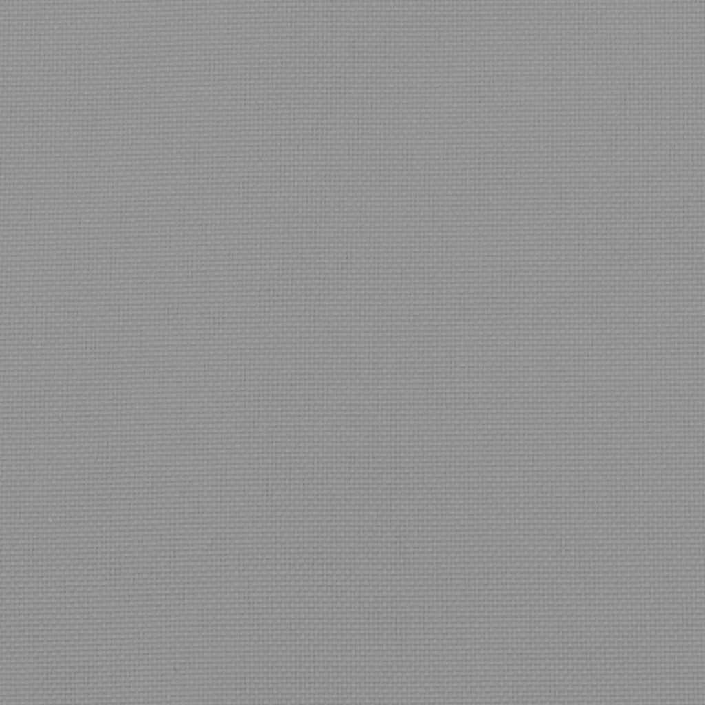 Espreguiçadeira dobrável 175x54x8,5 cm tecido Oxford cinzento