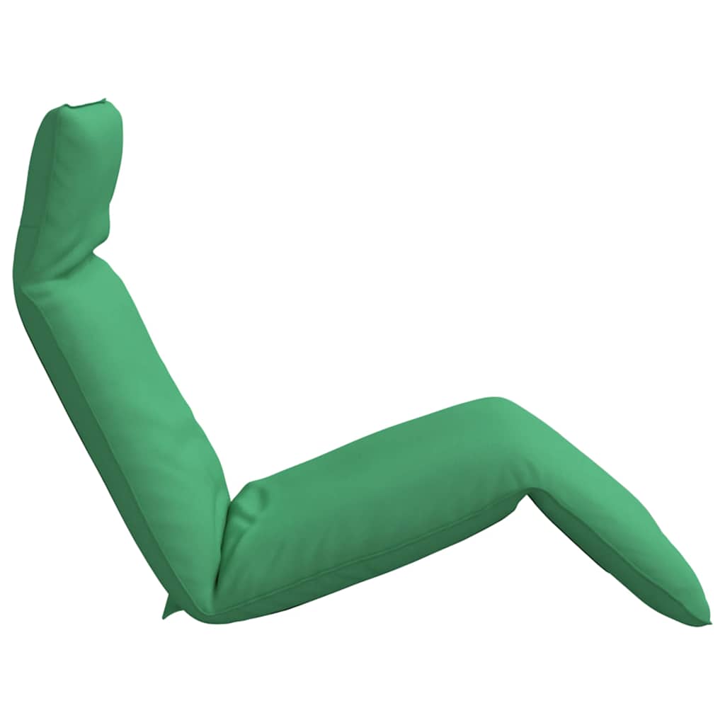 Espreguiçadeira dobrável 175x54x8,5 cm tecido Oxford verde