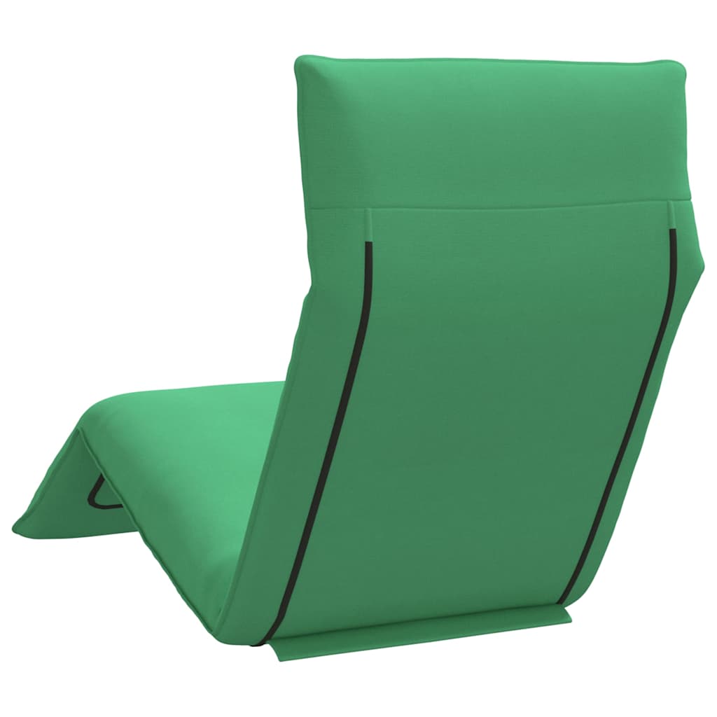 Espreguiçadeira dobrável 175x54x8,5 cm tecido Oxford verde