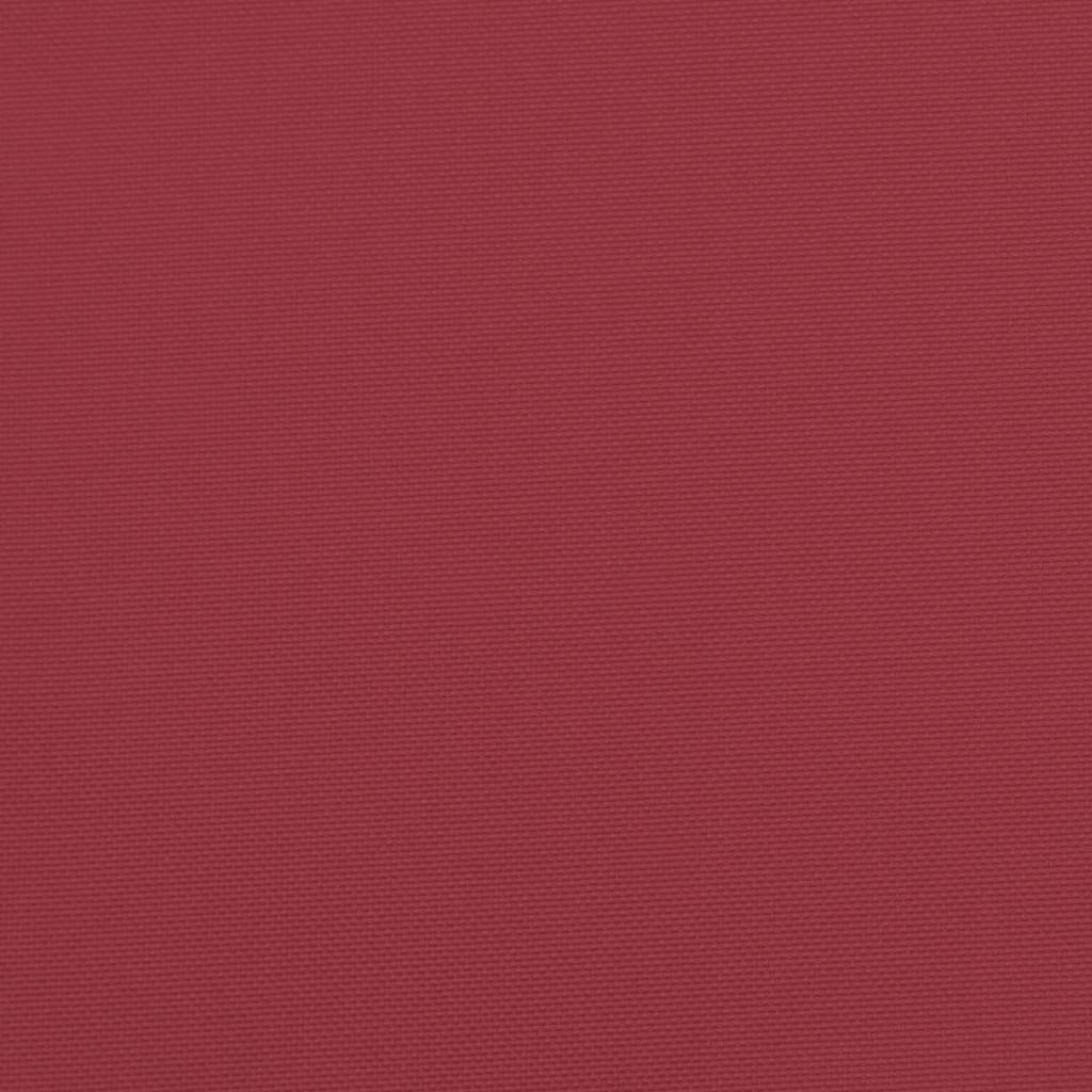 Espreguiçadeira dobrável 175x54x8,5 cm vermelho tinto