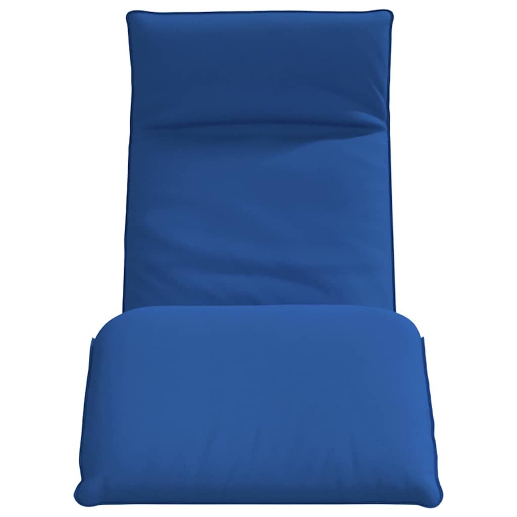 Folding sun lounger 175x54x8.5 cm royal blue Oxford fabric