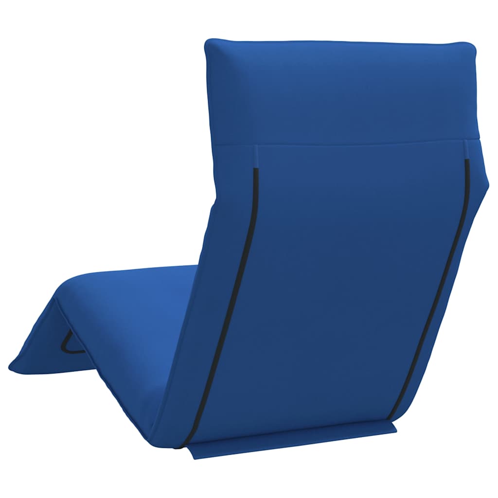 Folding sun lounger 175x54x8.5 cm royal blue Oxford fabric