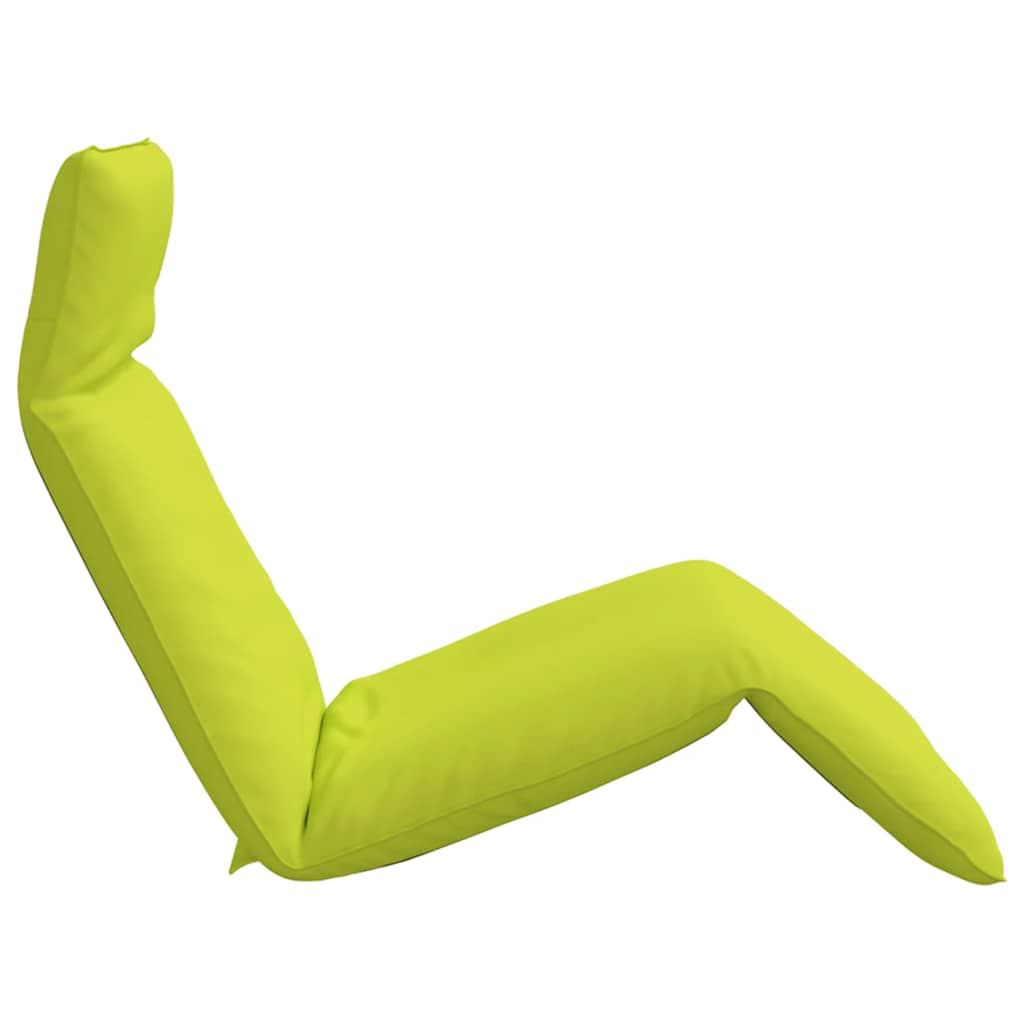 Espreguiçadeira dobrável 175x54x8,5 cm verde brilhante