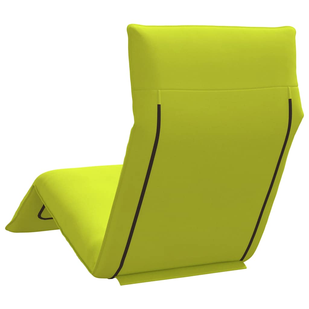 Espreguiçadeira dobrável 175x54x8,5 cm verde brilhante