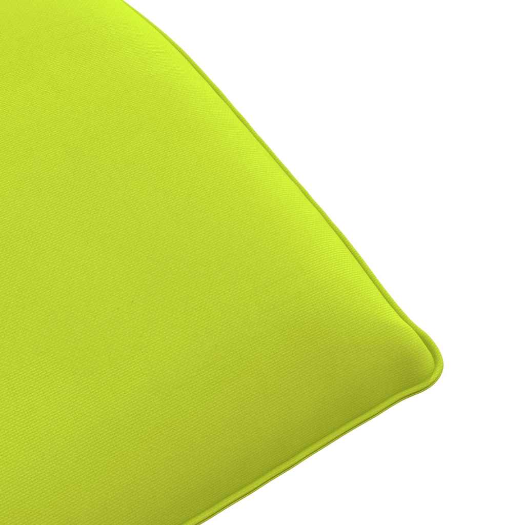 Espreguiçadeira dobrável 175x54x8,5 cm verde brilhante