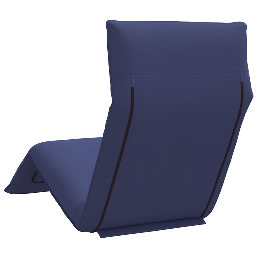 Folding sun lounger 175x54x8.5 cm navy blue