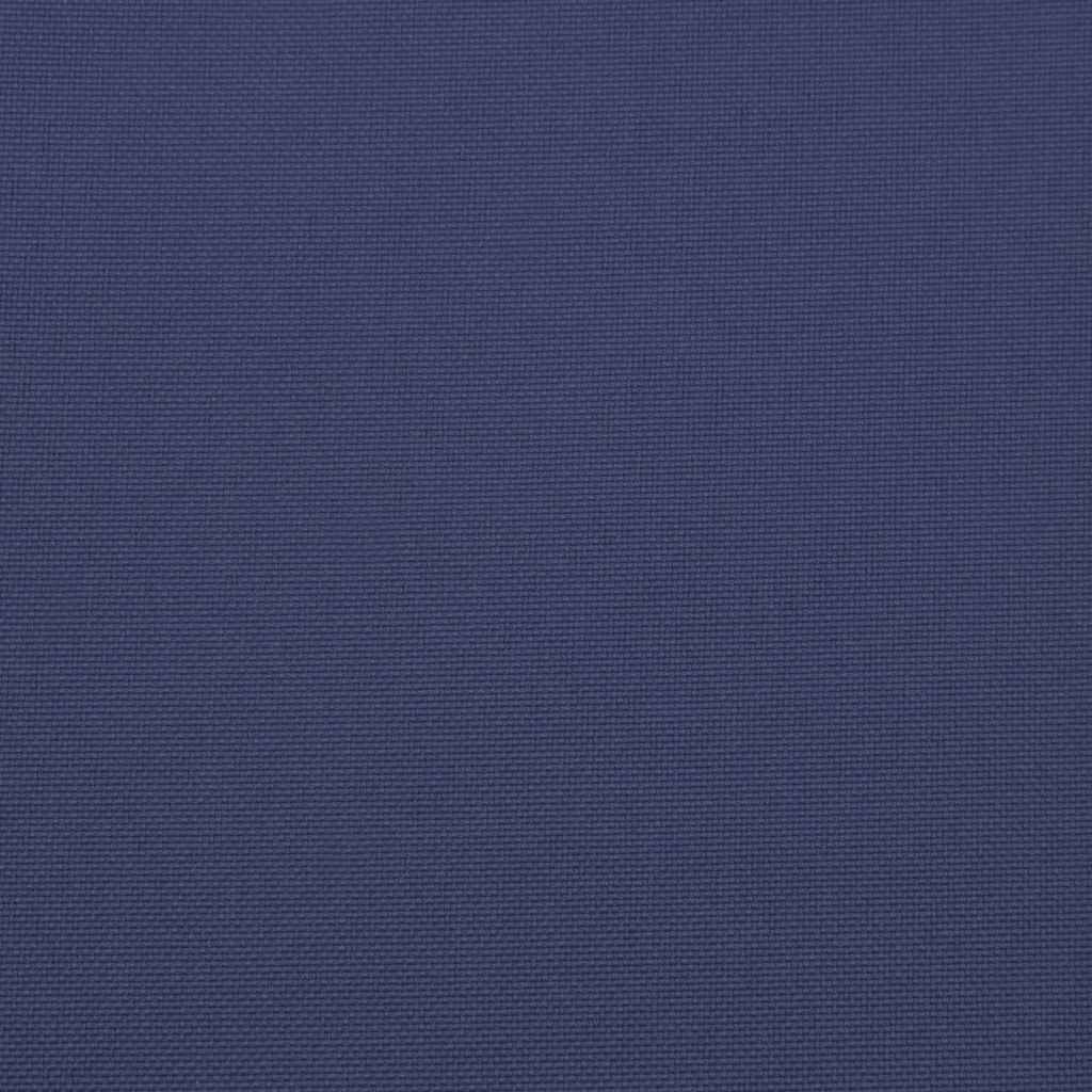 Folding sun lounger 175x54x8.5 cm navy blue
