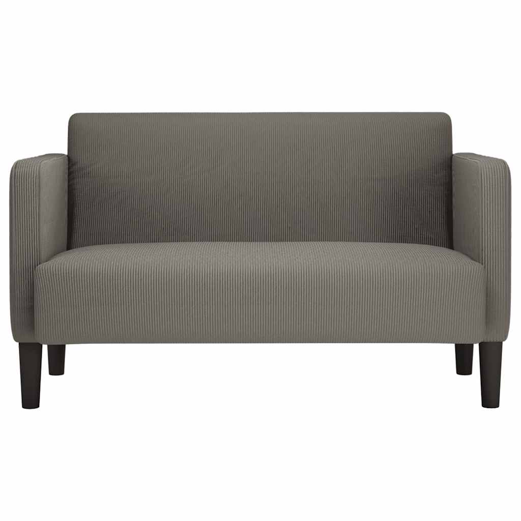 109 cm glove sofa in light grey corduroy fabric