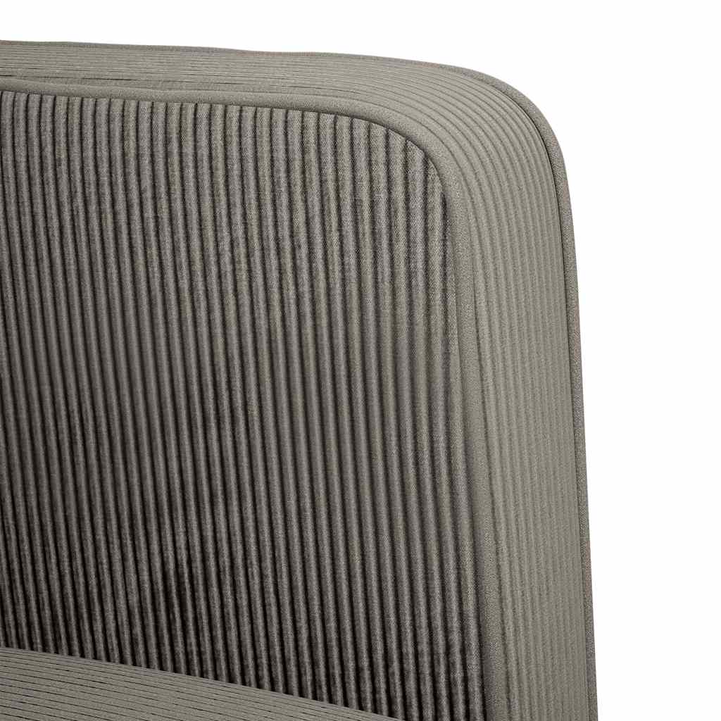 109 cm glove sofa in light grey corduroy fabric