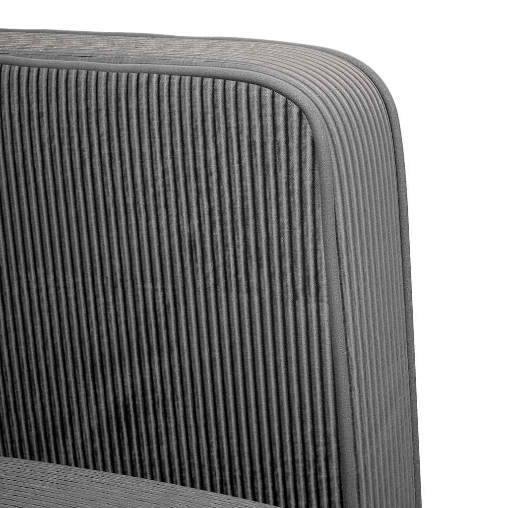 109 cm glove sofa in dark grey corduroy fabric