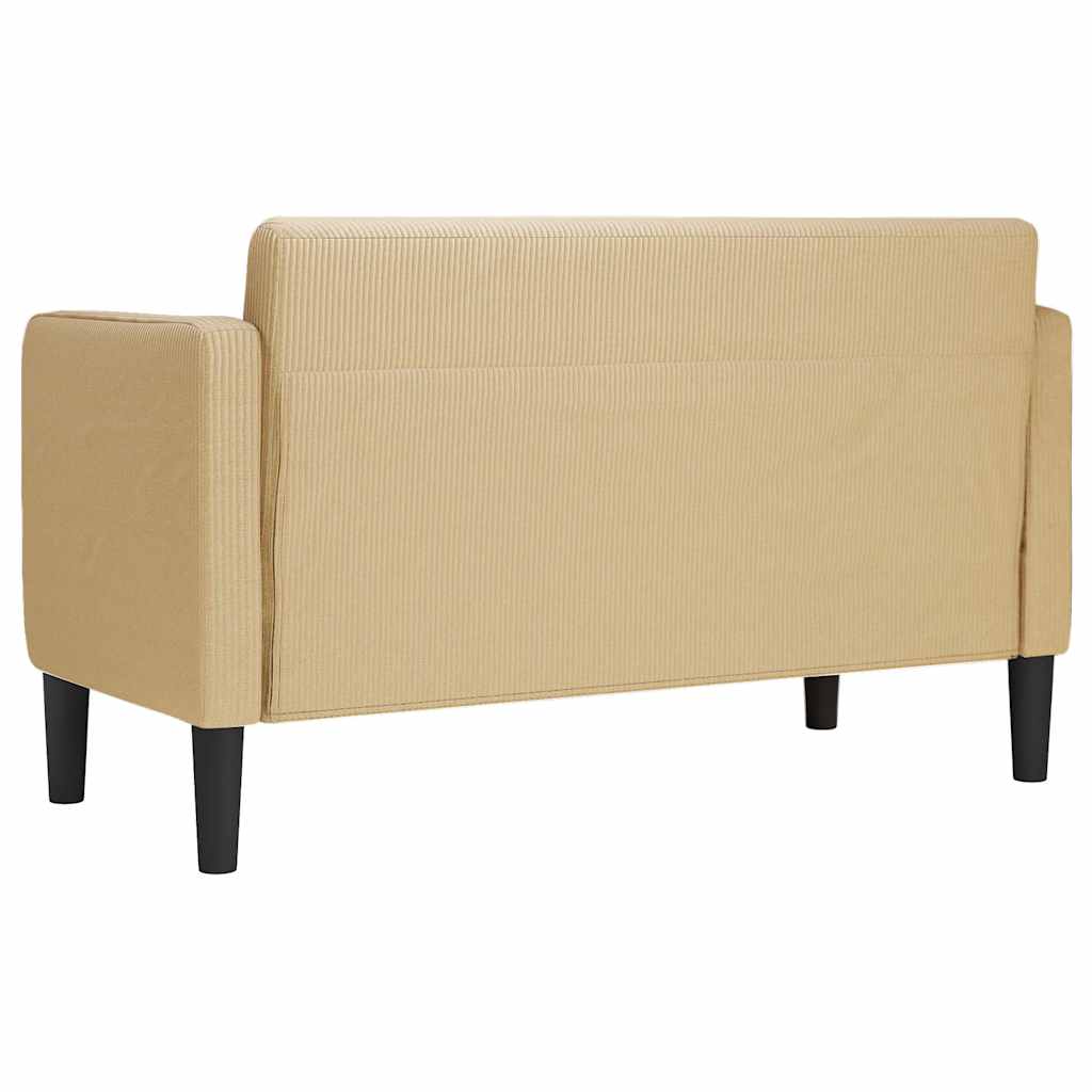 109 cm glove sofa in light green-grey corduroy fabric