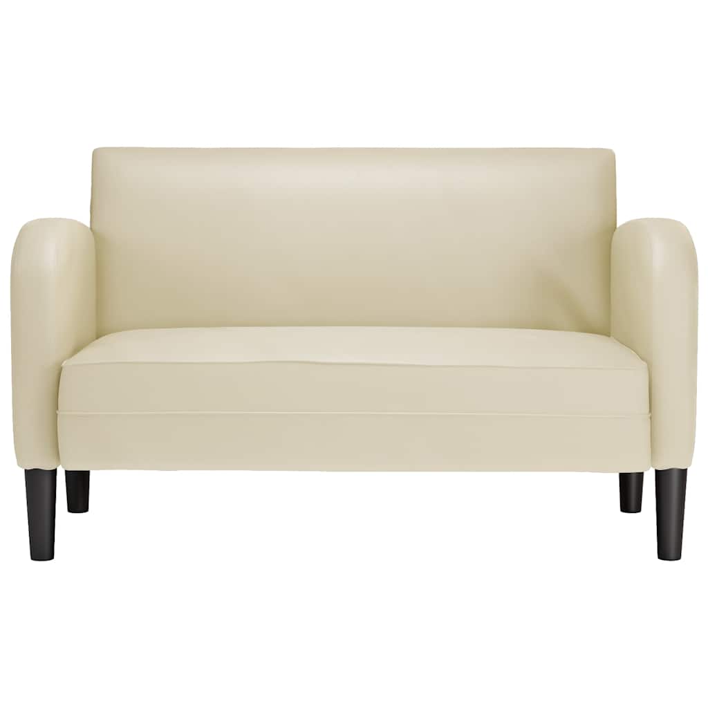Sofa glove 110 cm cream artificial leather