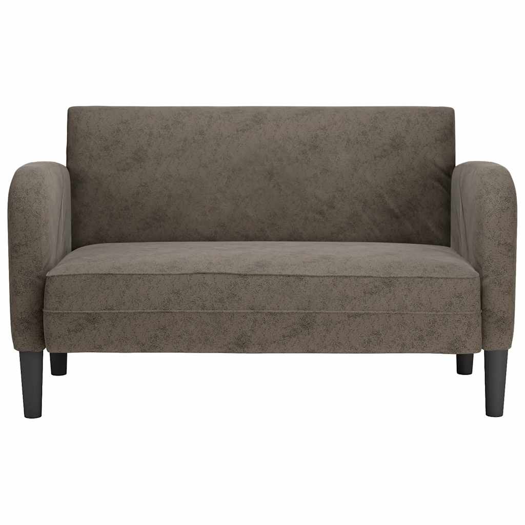 Sofa-glove 110 cm dark grey artificial leather