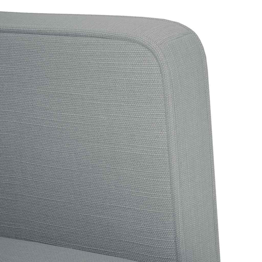 111 cm glove sofa in light grey fabric