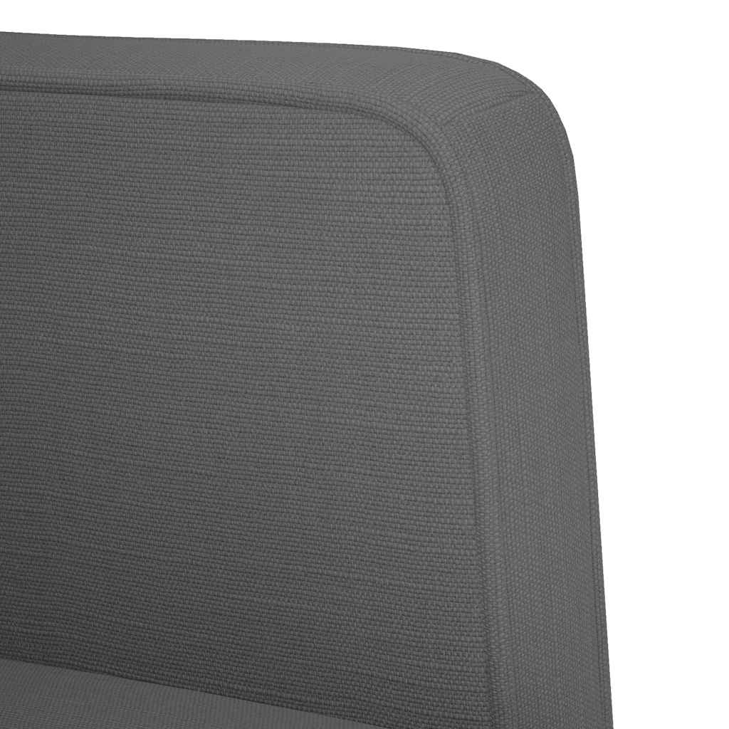 Sofa-glove 111 cm dark grey fabric