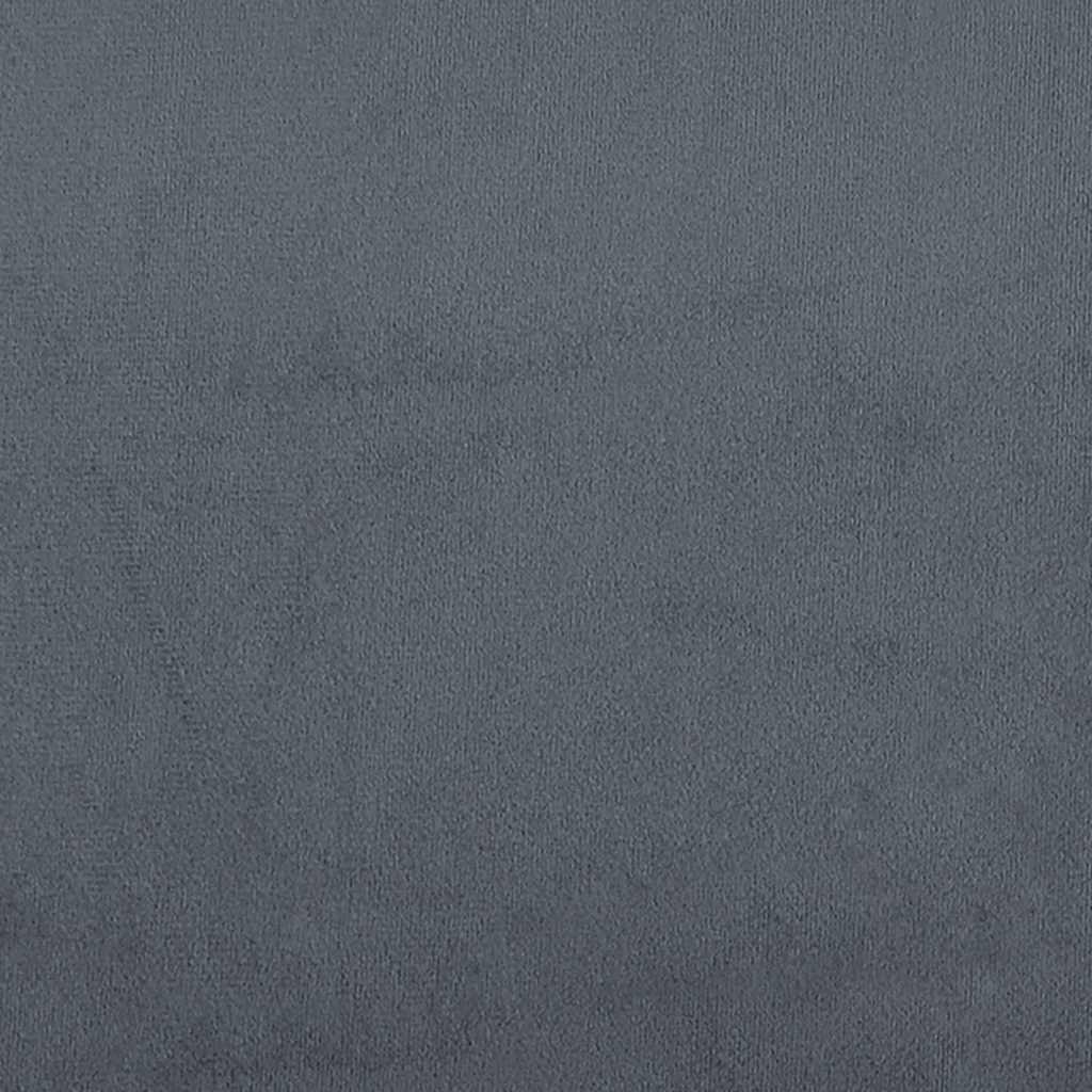 109 cm dark grey velvet glove sofa