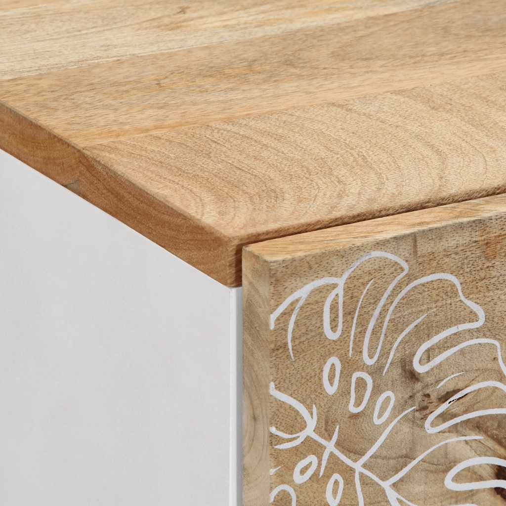 Bedside tables 2 pcs 40x33.5x46 cm solid mango wood