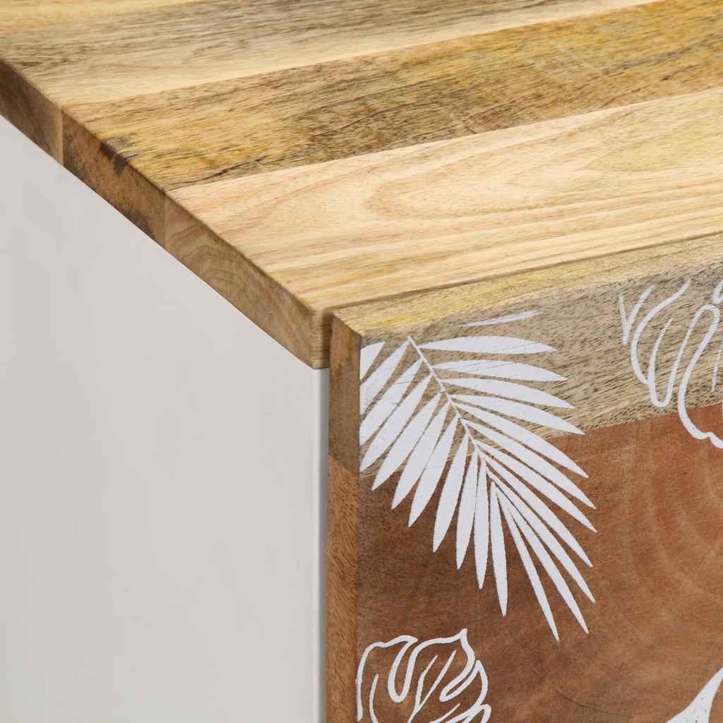 Bedside tables 2 pcs 40x33.5x46 cm solid mango wood