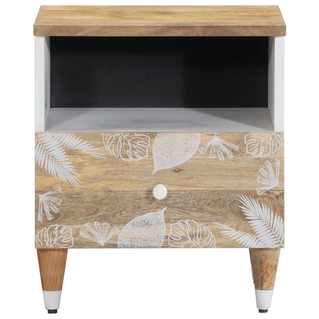 Bedside table 40x33x46 cm solid mango wood