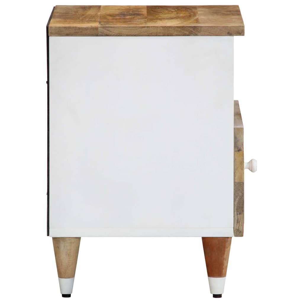 Bedside table 40x33x46 cm solid mango wood