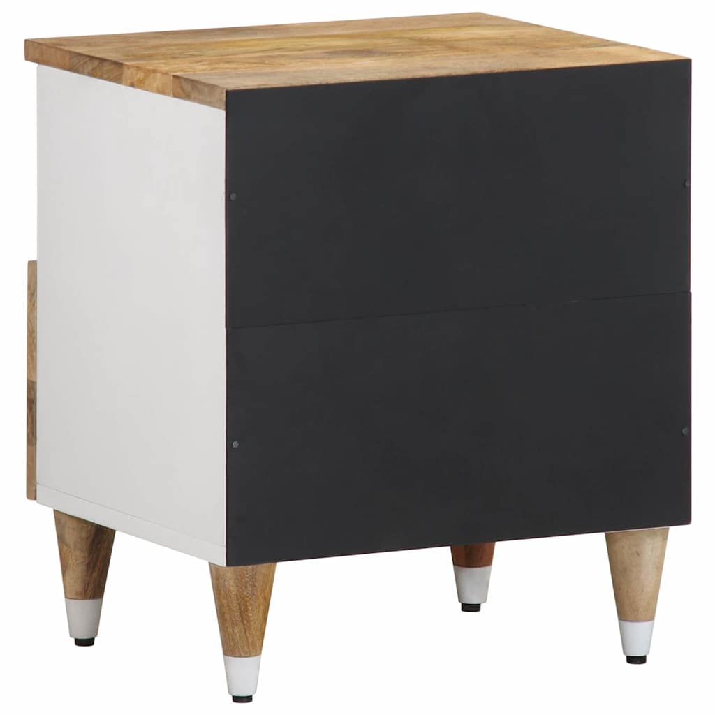 Bedside table 40x33x46 cm solid mango wood