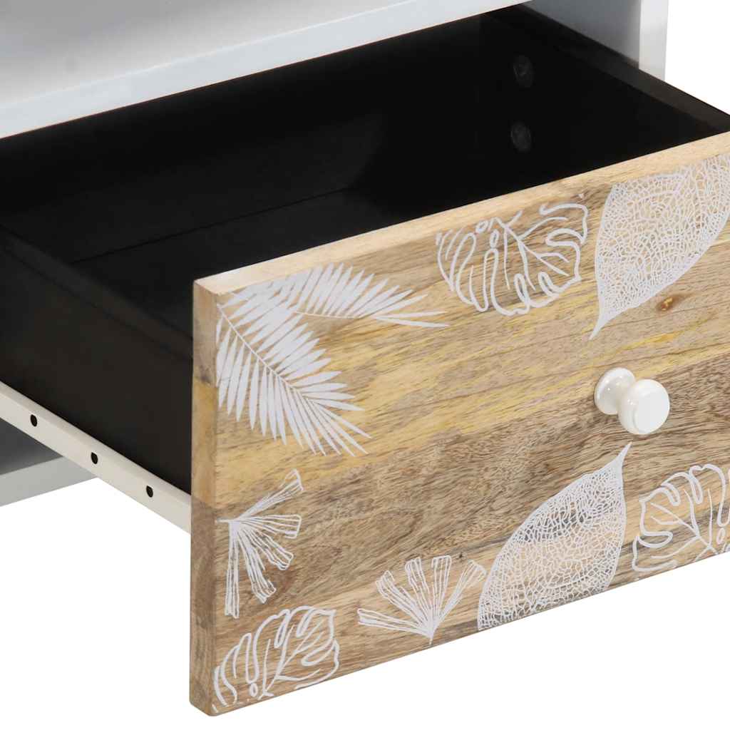 Bedside table 40x33x46 cm solid mango wood