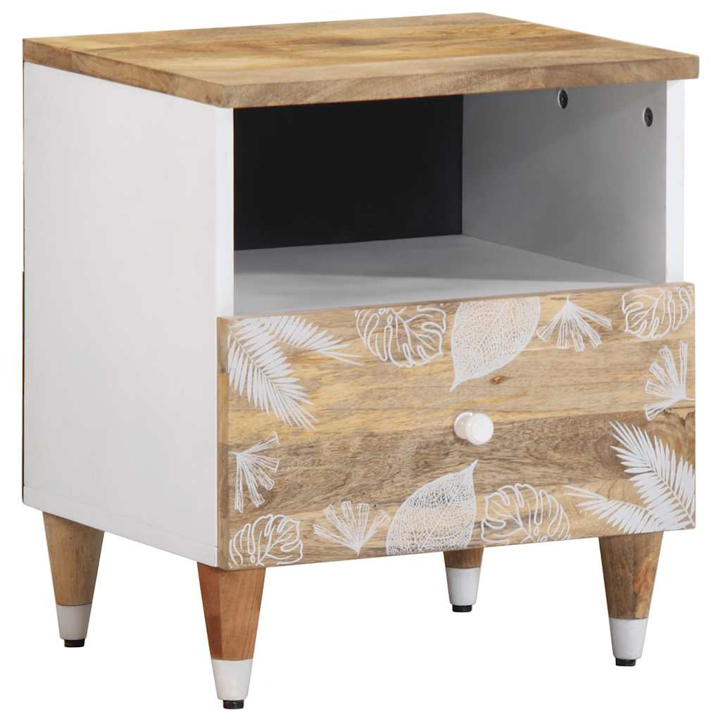 Bedside tables 2 pcs 40x33x46 cm solid mango wood