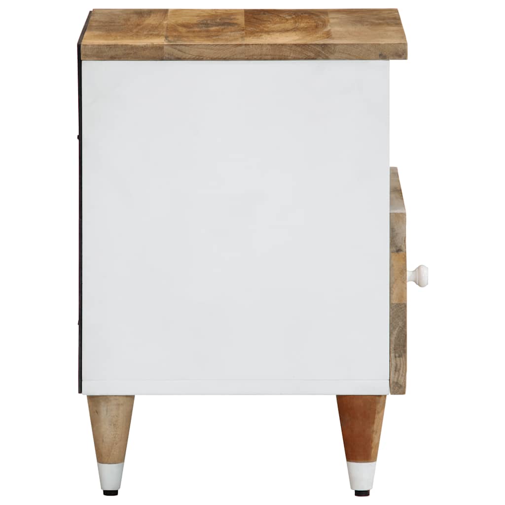 Bedside tables 2 pcs 40x33x46 cm solid mango wood