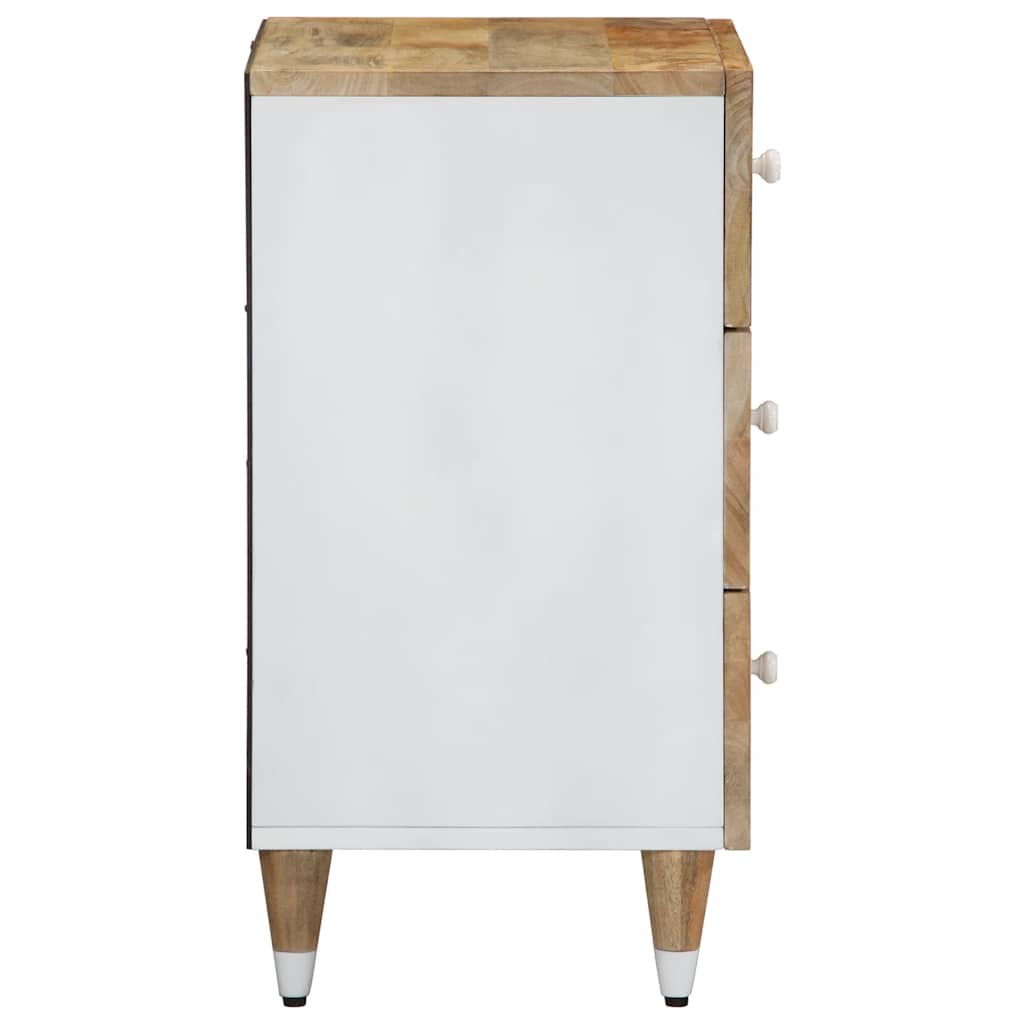 Bedside table 50x33x60 cm solid mango wood