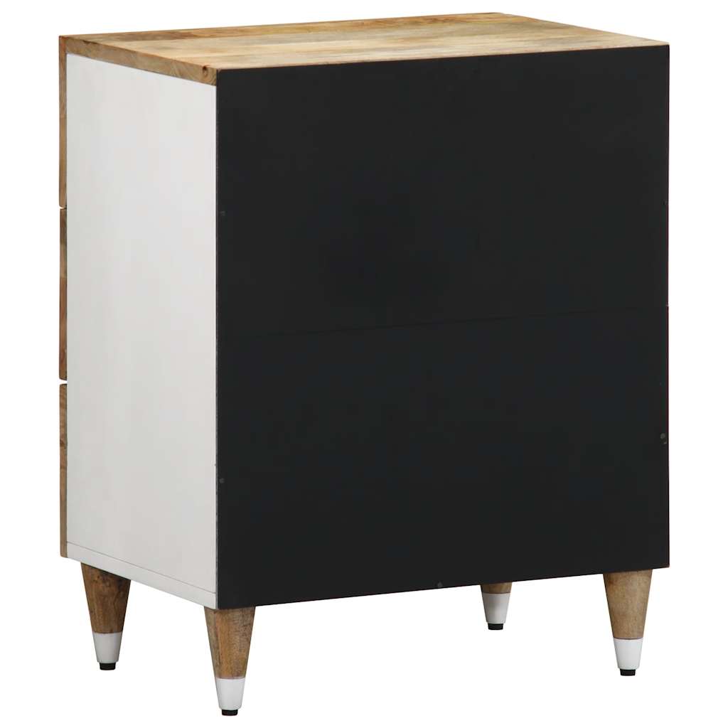 Bedside table 50x33x60 cm solid mango wood