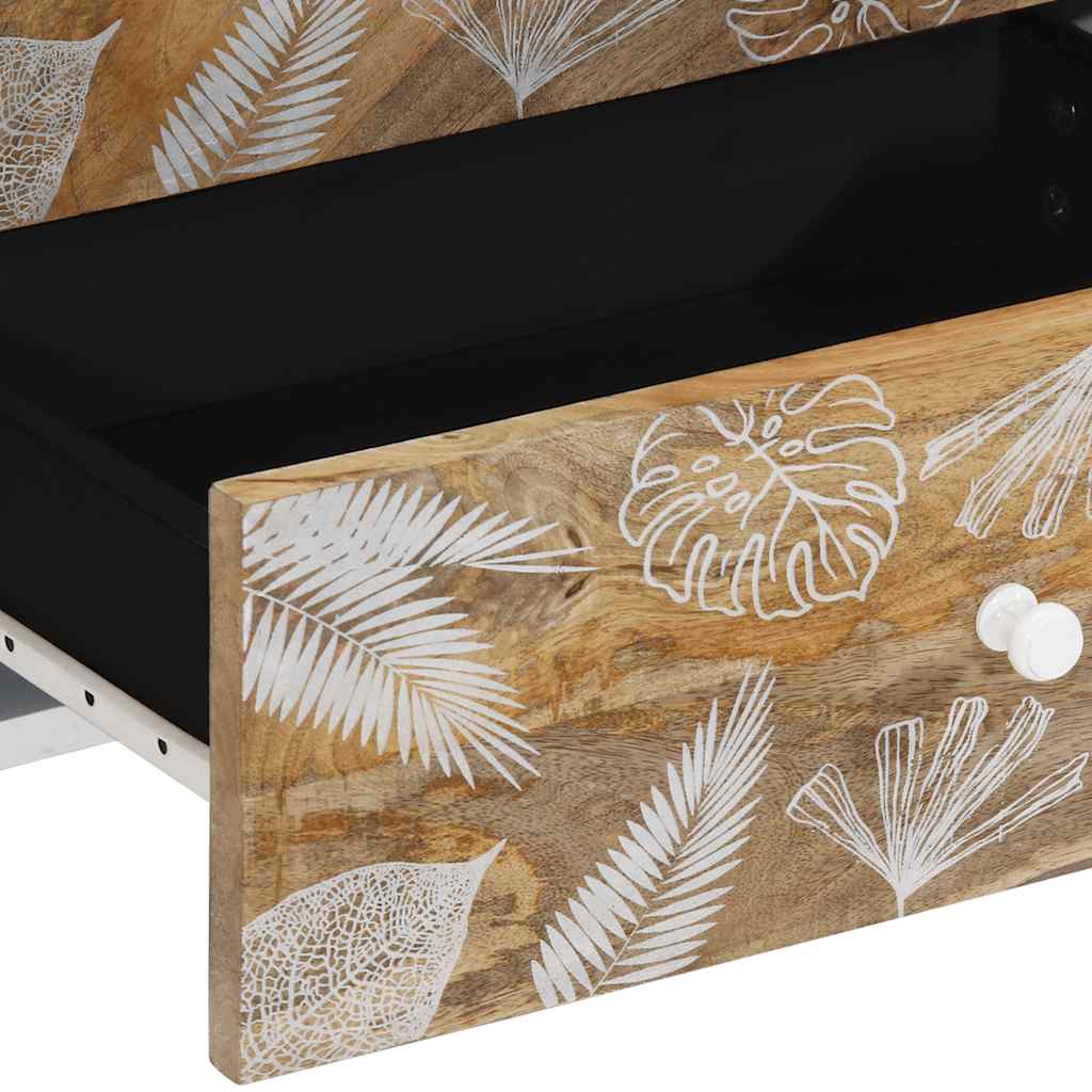 Bedside table 50x33x60 cm solid mango wood