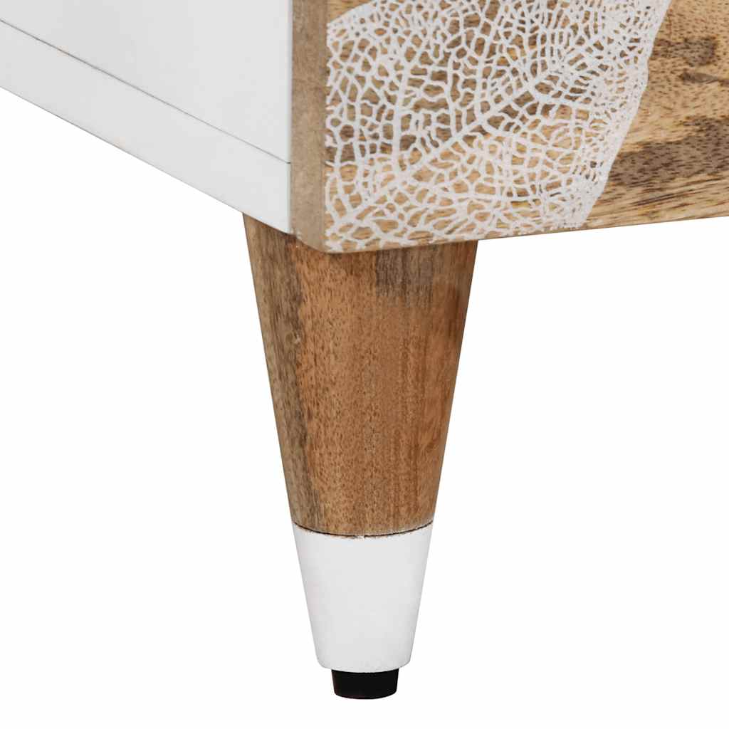 Bedside table 50x33x60 cm solid mango wood