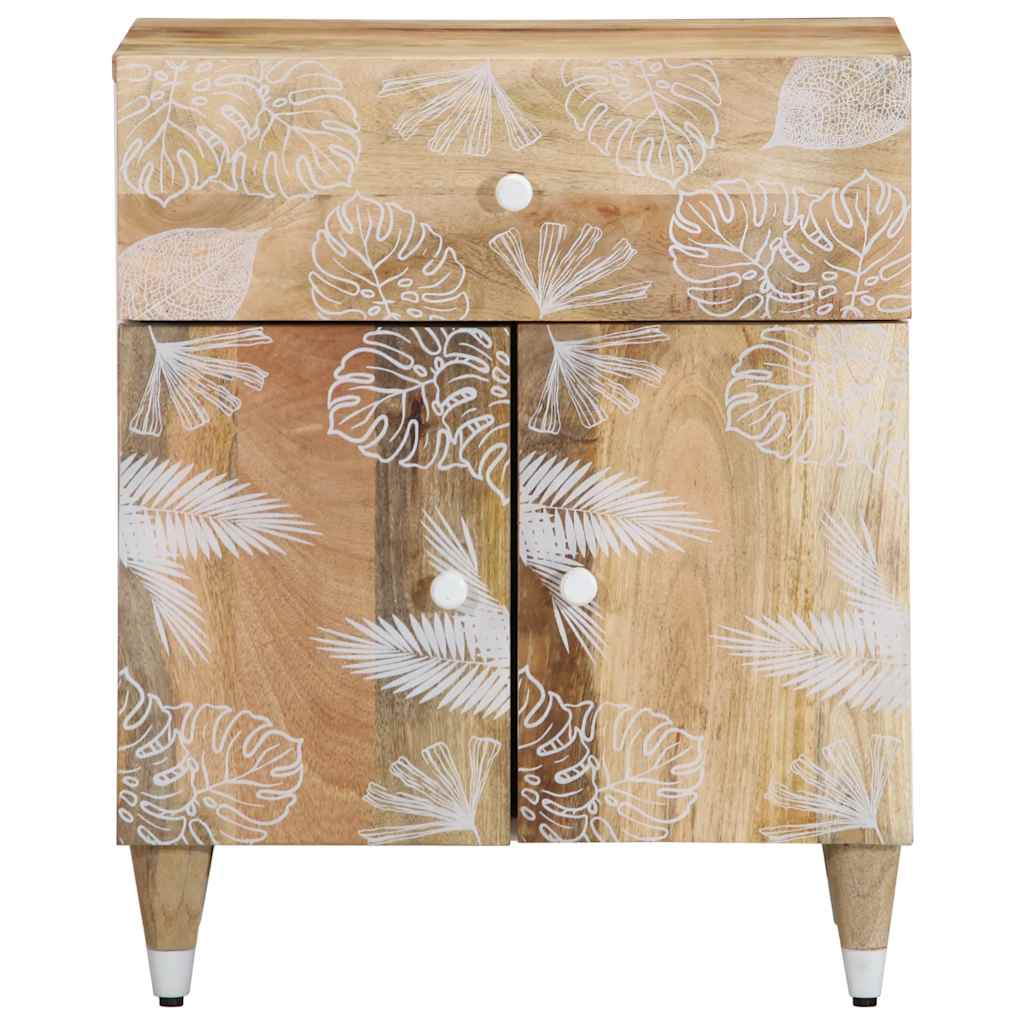 Bedside table 50x33x60 cm solid mango wood