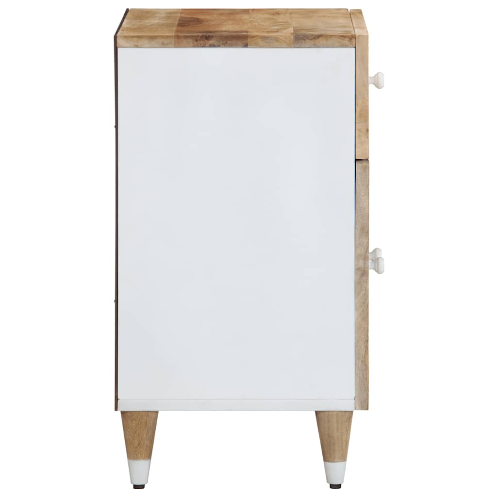Bedside table 50x33x60 cm solid mango wood