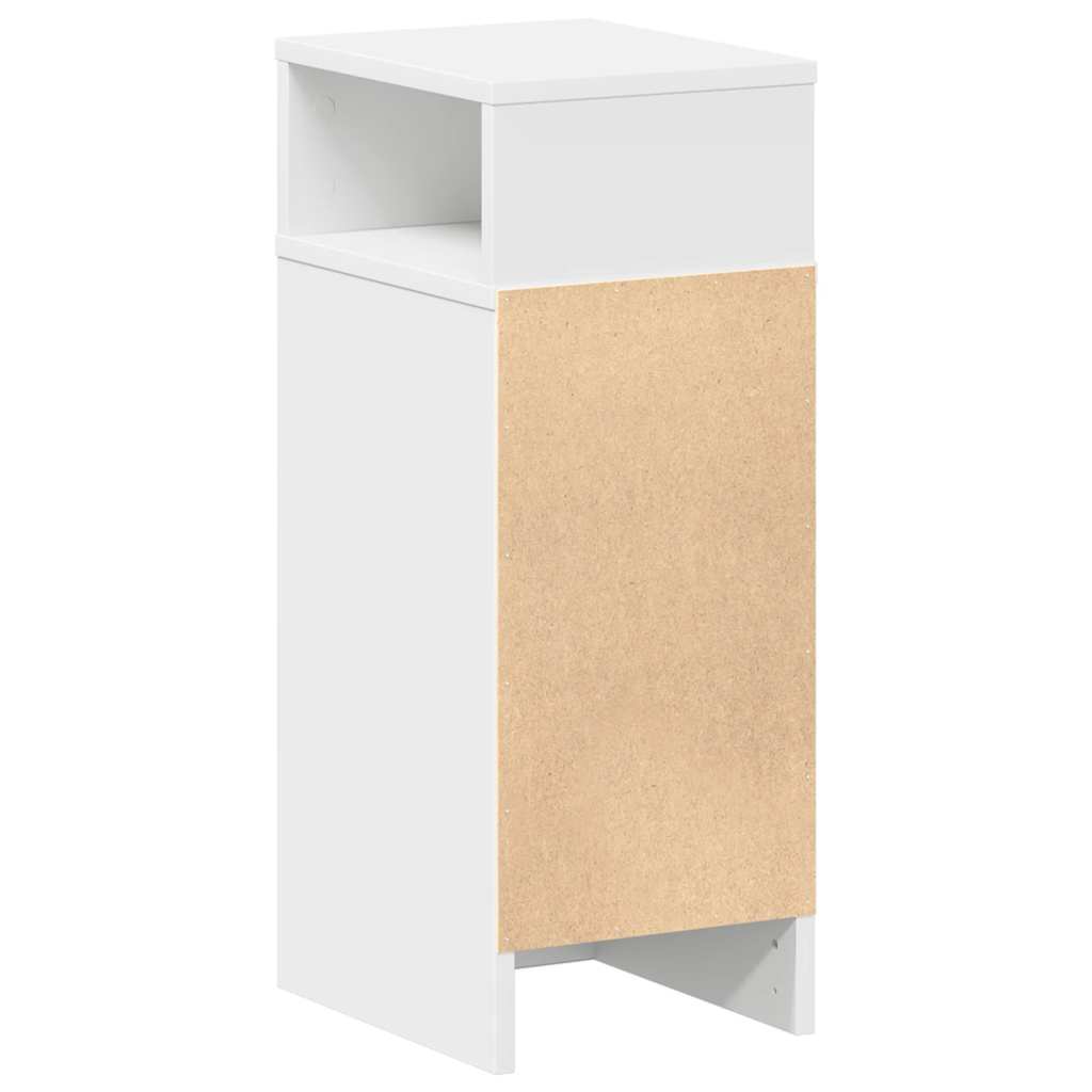 Mesas de cabeceira 2 pcs com gaveta 25x31x66 cm branco