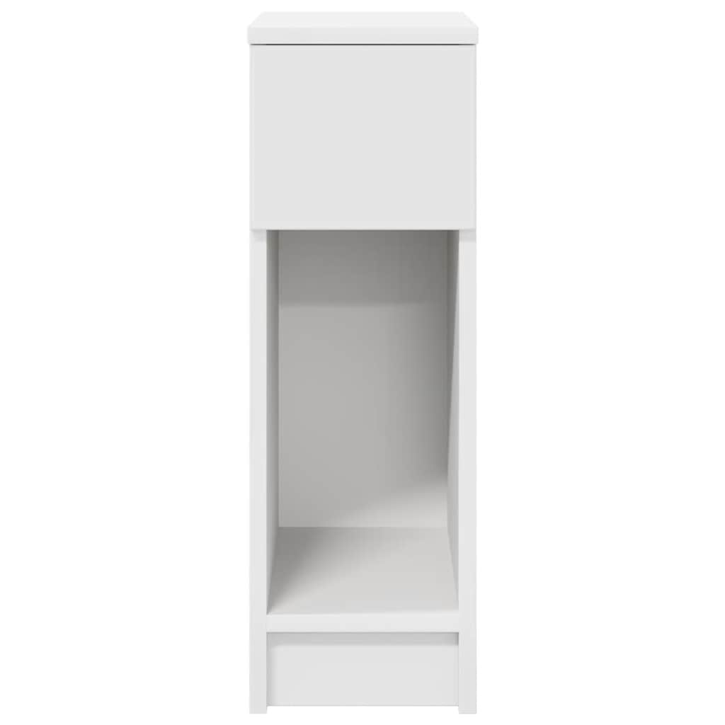 Mesa de cabeceira com gaveta 20x36x60 cm branco