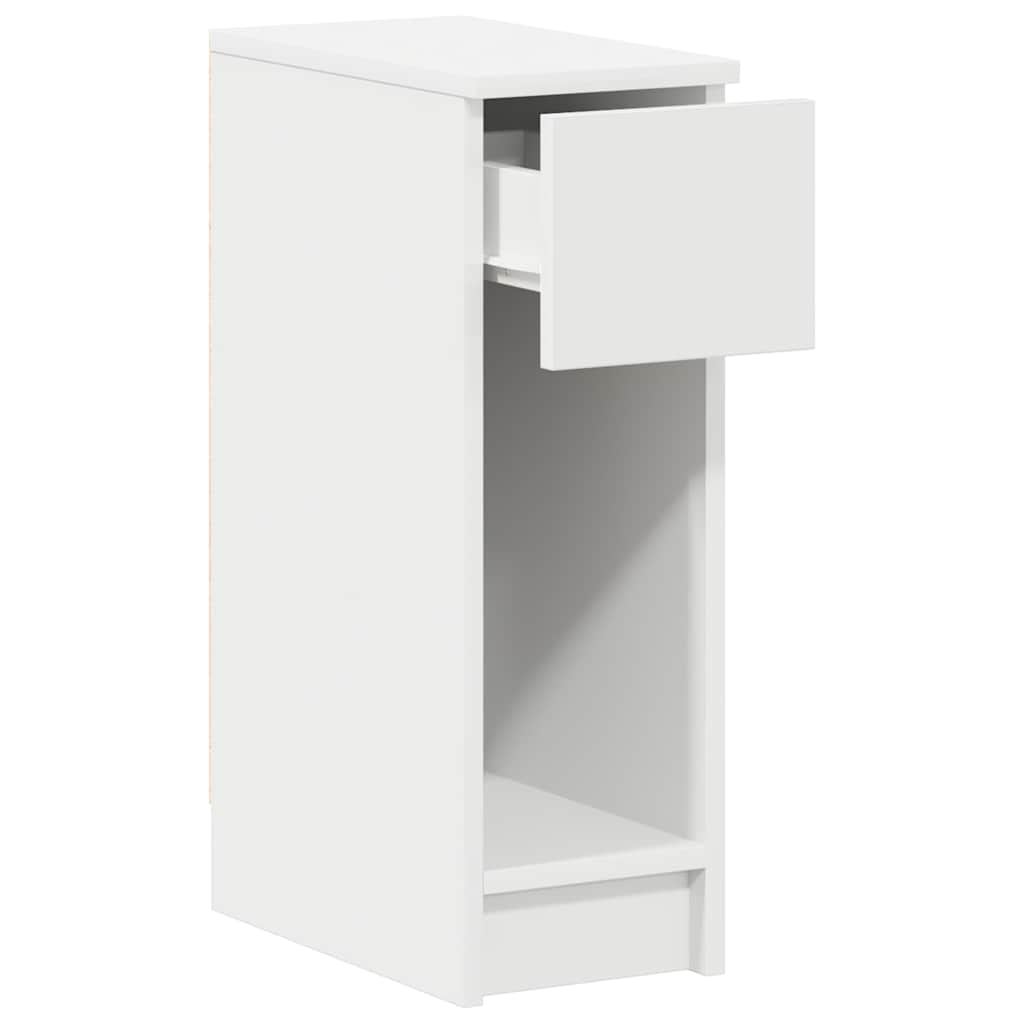 Mesa de cabeceira com gaveta 20x36x60 cm branco