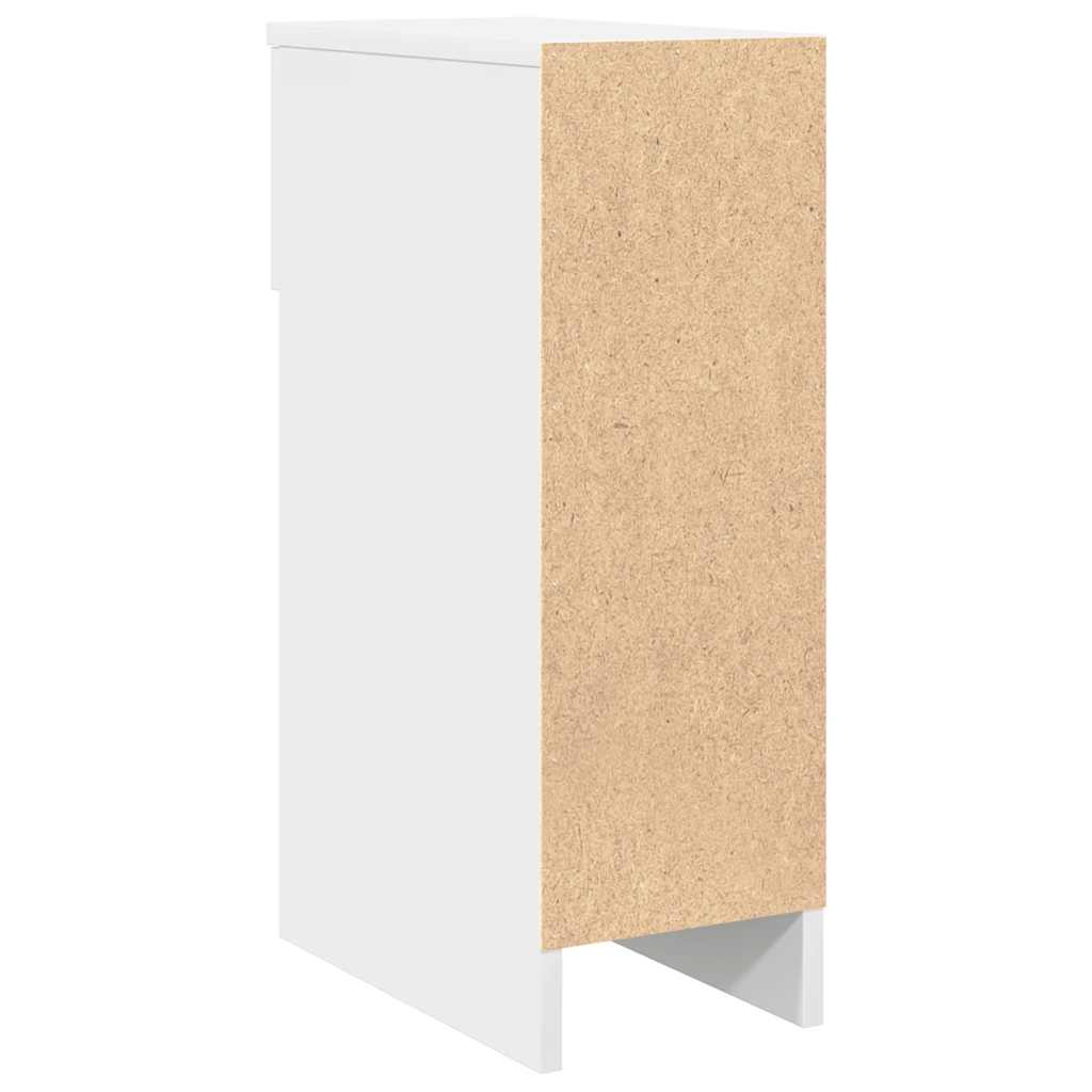 Mesa de cabeceira com gaveta 20x36x60 cm branco