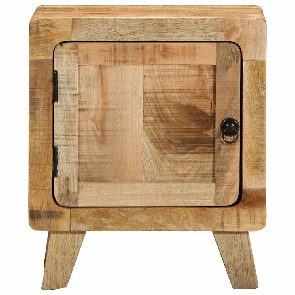 Mesas de cabeceira 2 pcs 40x32x46 cm mangueira áspera maciça