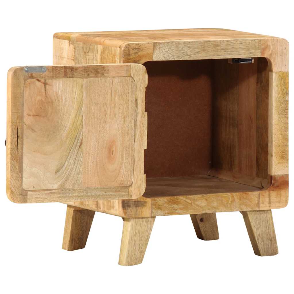 Mesas de cabeceira 2 pcs 40x32x46 cm mangueira áspera maciça